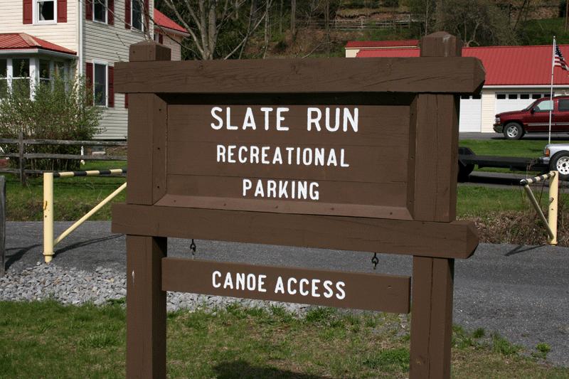 Slate-Run-Sign